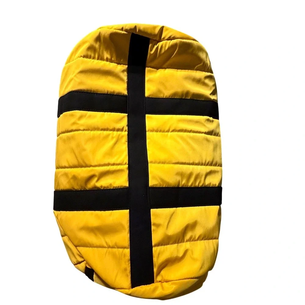 Cookies Smell Proof Duffle Bag Yellow Quilted Nylon‎ Travel Gym Bag New